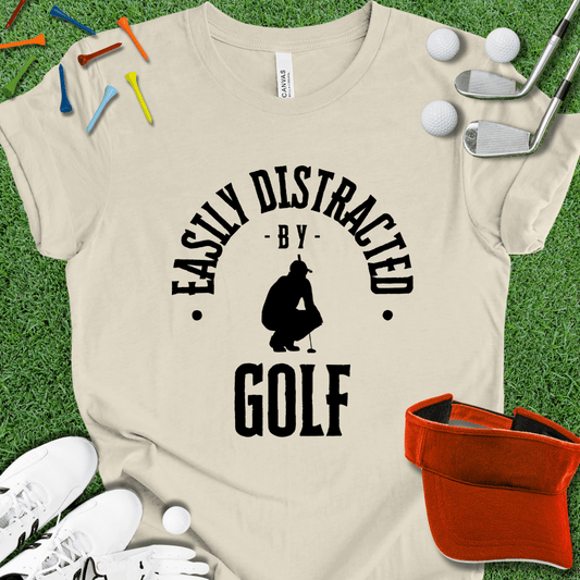 Easily Distracted By Golf Graphic T-Shirt