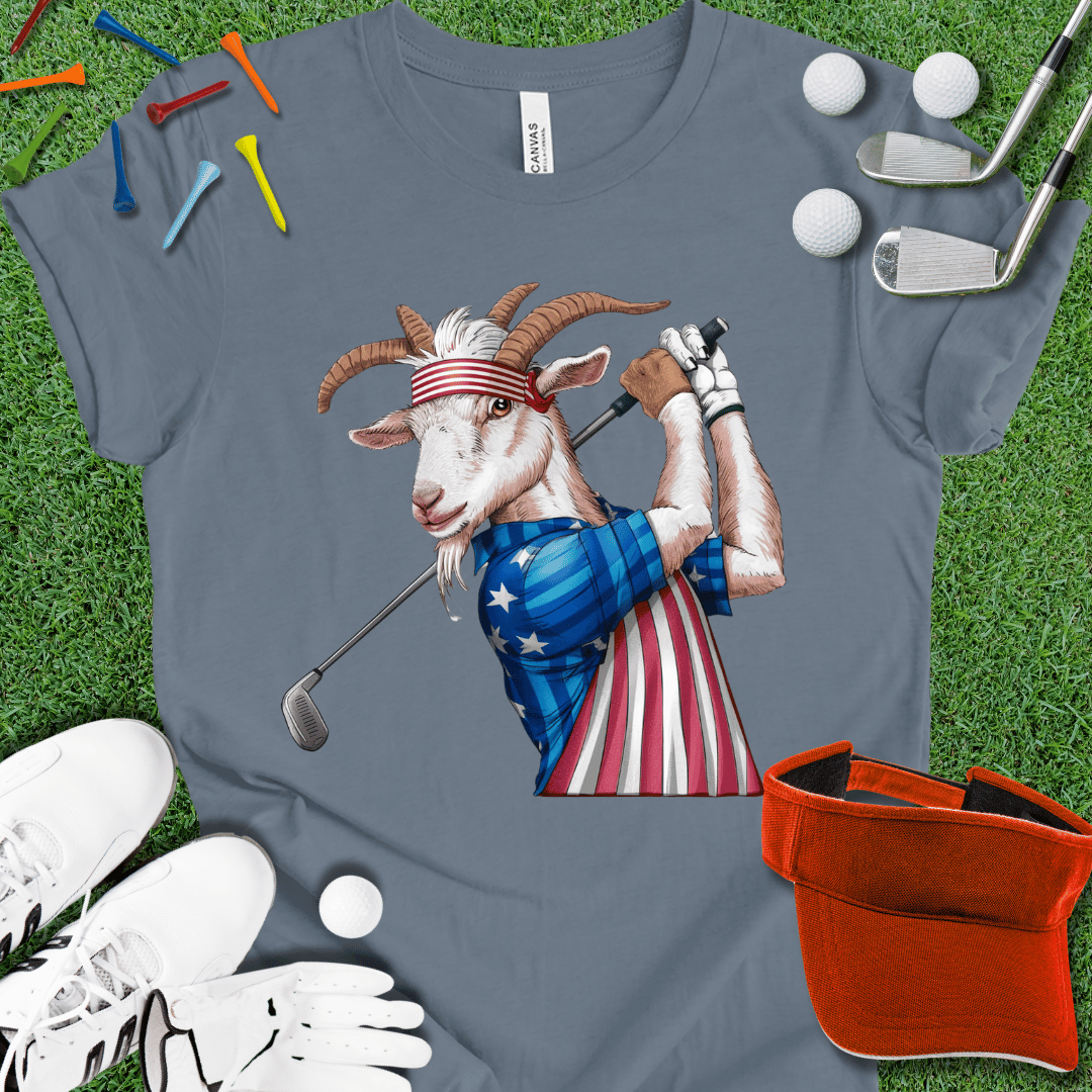 Golfing GOAT America Graphic T-Shirt