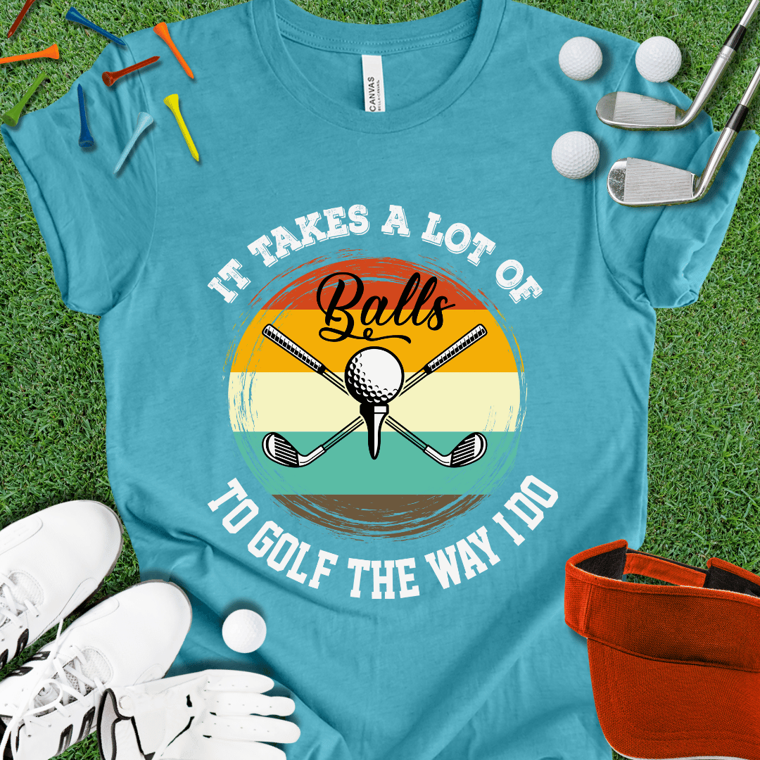 It Takes Balls Retro T-Shirt