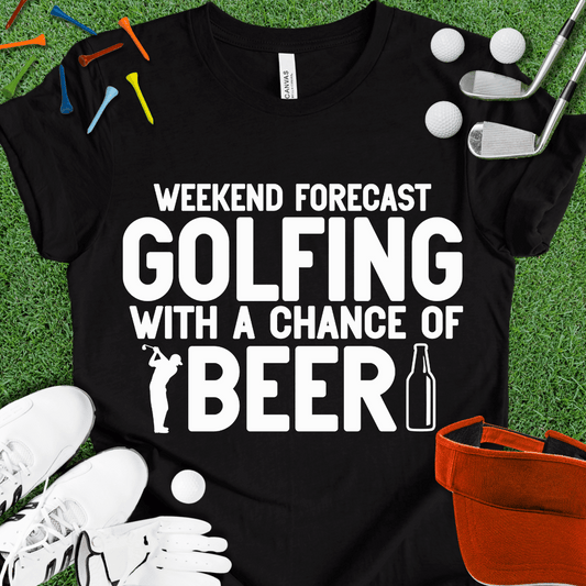 Weekend Forecast Wht T-Shirt