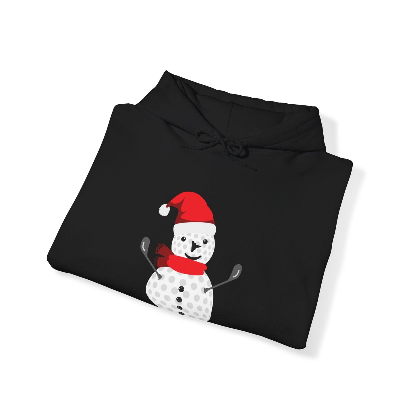 Golf Ball Snowman Hooded Sweatshirt Hoodie