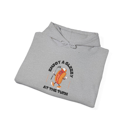 Enjoy A Glizzy At The Turn Graphic Hooded Sweatshirt