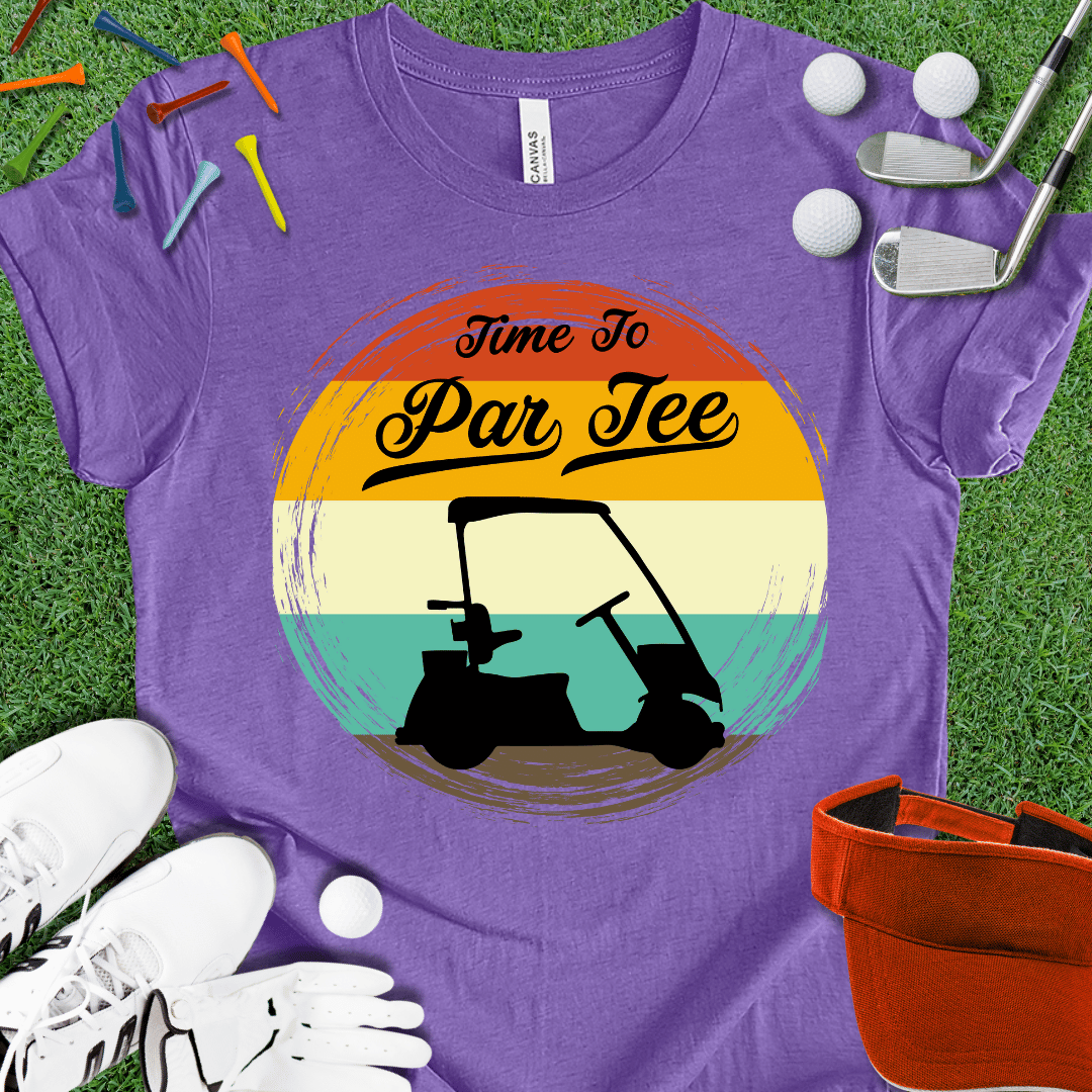 Time To Par Tee Golf Cart T-Shirt