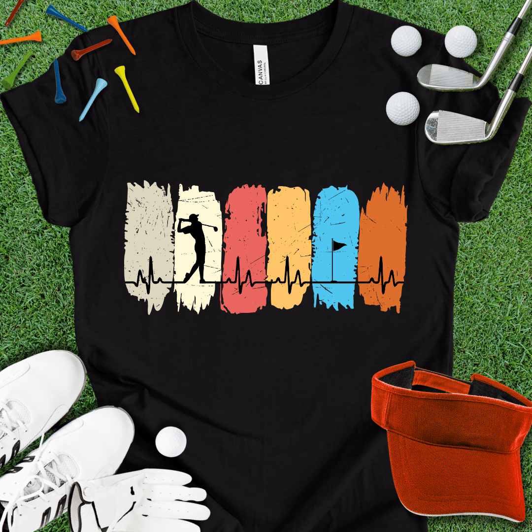 Golf Heartbeat T-Shirt