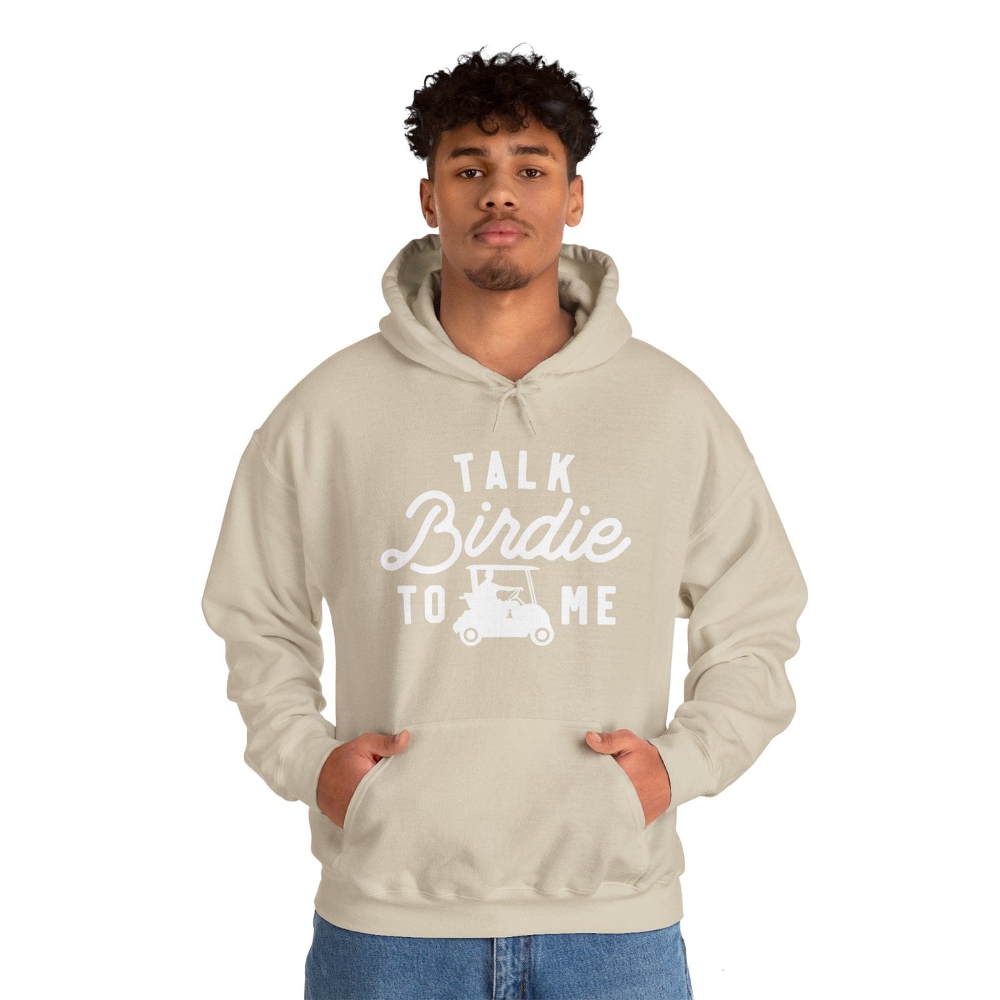 Talk Birdie to Me Graphic Golf Hooded Sweatshirt Hoodie