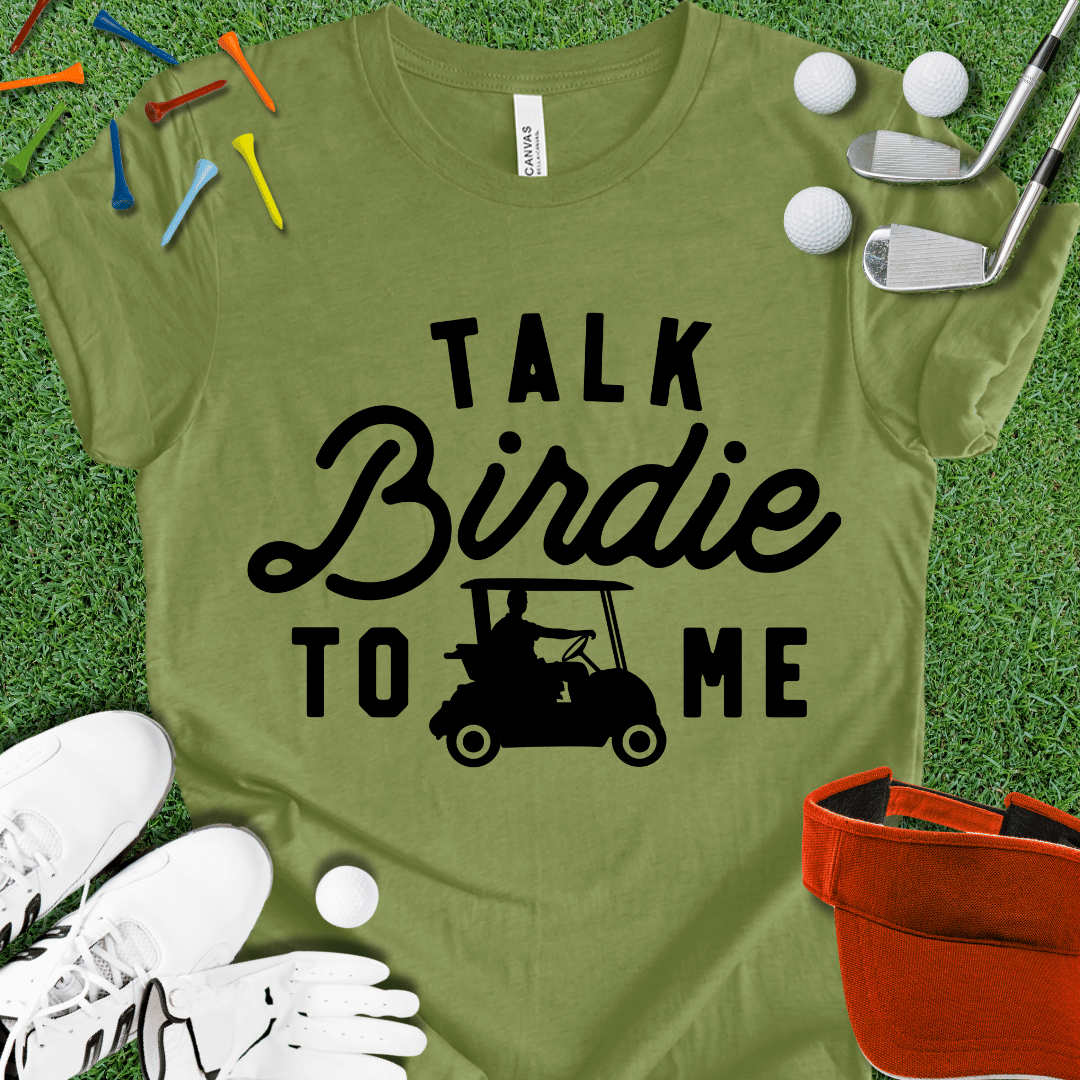 Talk Birdie To Me Blk T-Shirt