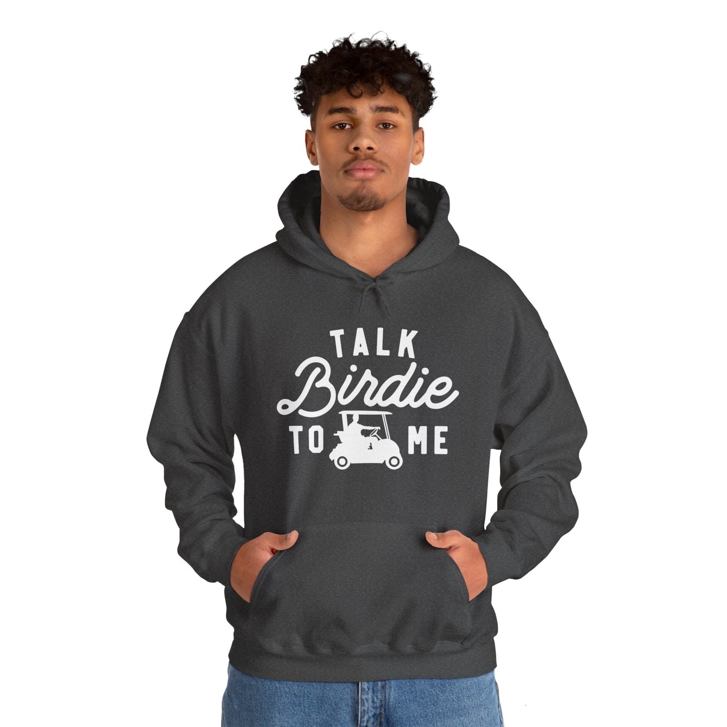 Talk Birdie to Me Graphic Golf Hooded Sweatshirt Hoodie