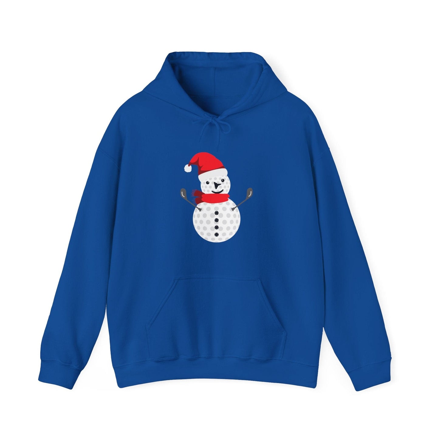 Golf Ball Snowman Hooded Sweatshirt Hoodie