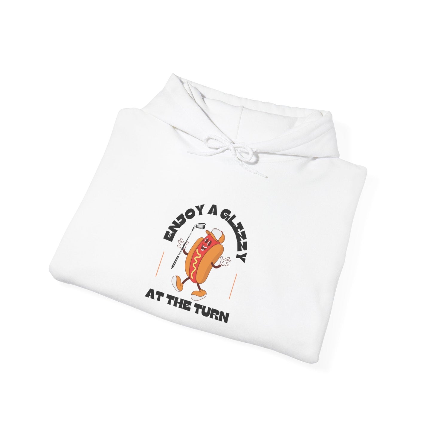 Enjoy A Glizzy At The Turn Graphic Hooded Sweatshirt