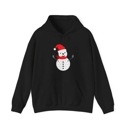 Golf Ball Snowman Hooded Sweatshirt Hoodie