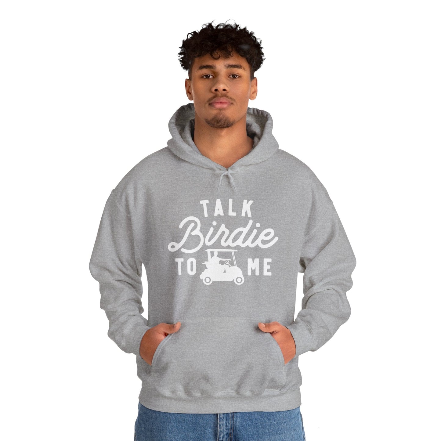 Talk Birdie to Me Graphic Golf Hooded Sweatshirt Hoodie