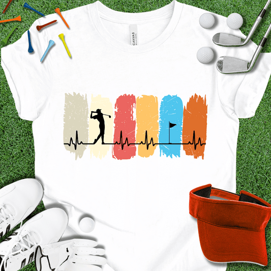 Golf Heartbeat T-Shirt