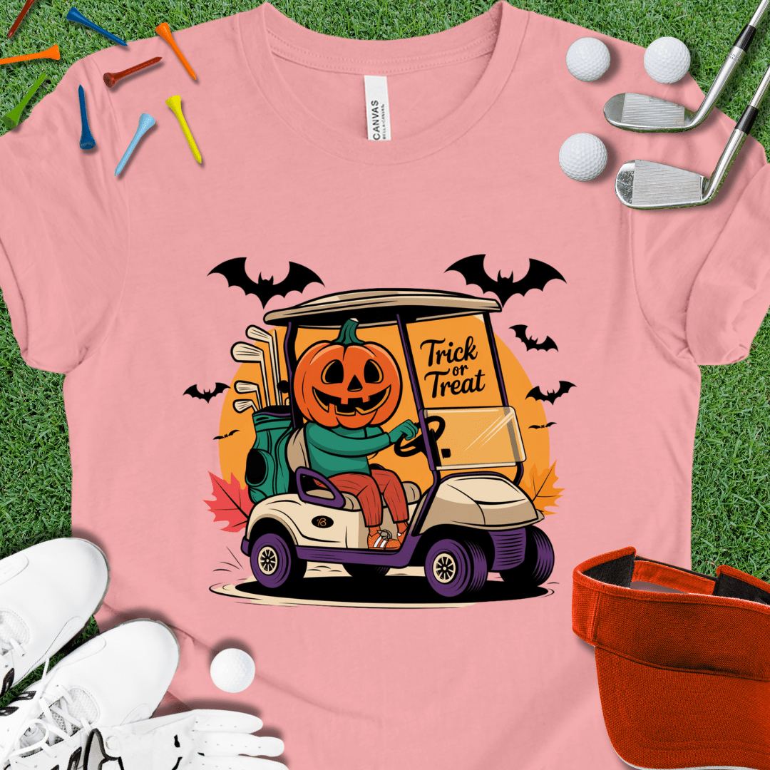 Jack-O-Lantern Golf Cart T-Shirt