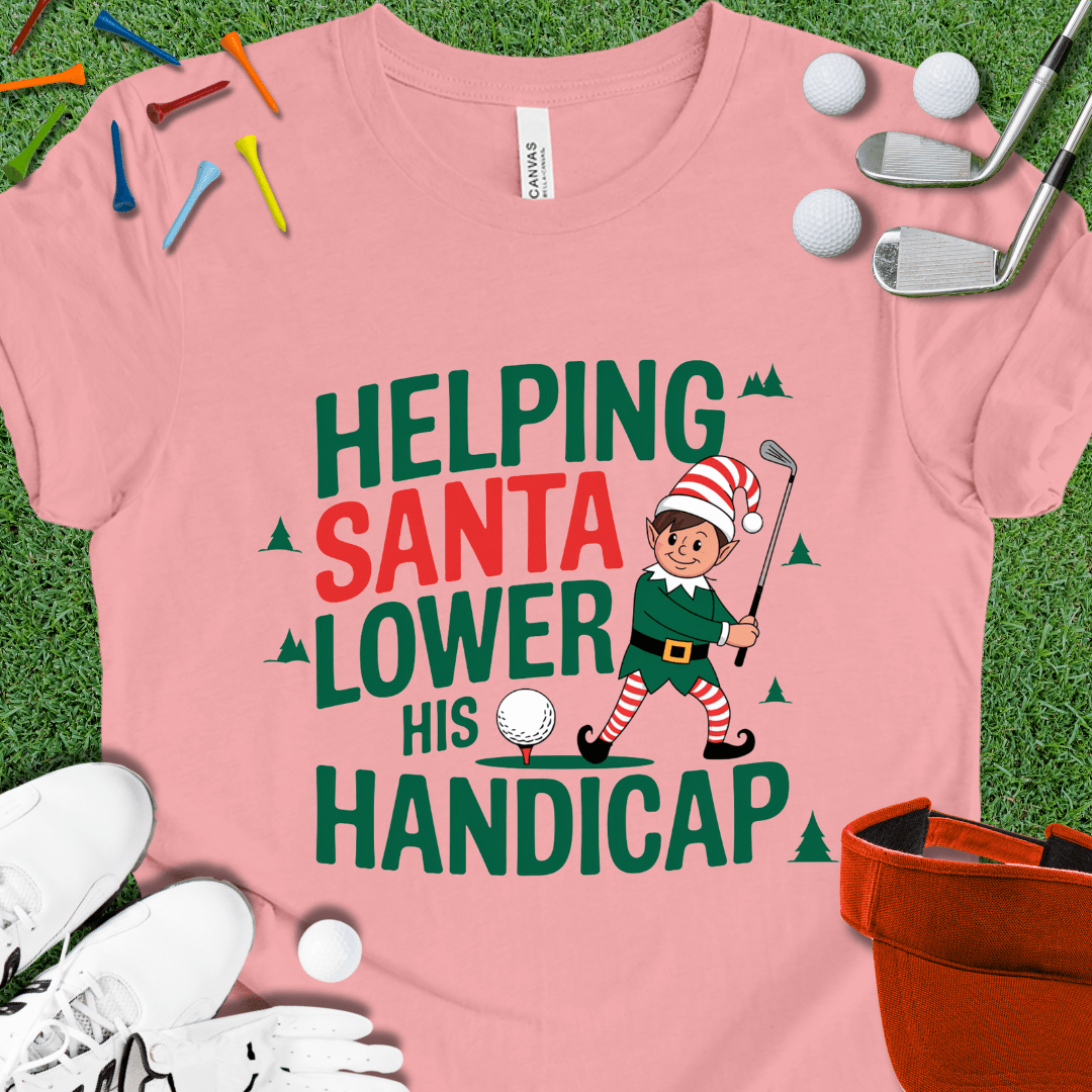 Helping Santa Lower His Handicap T-Shirt