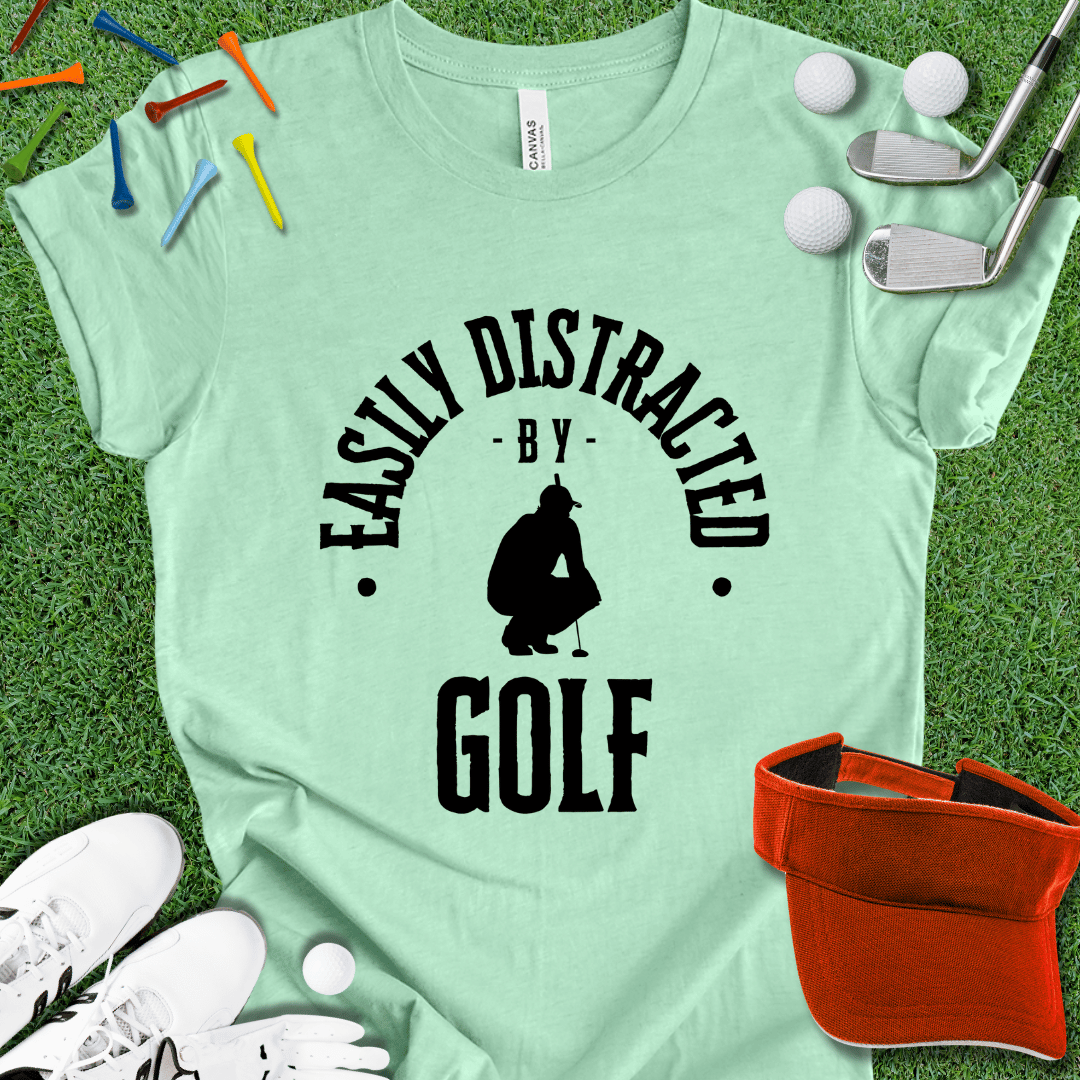 Easily Distracted By Golf Graphic T-Shirt