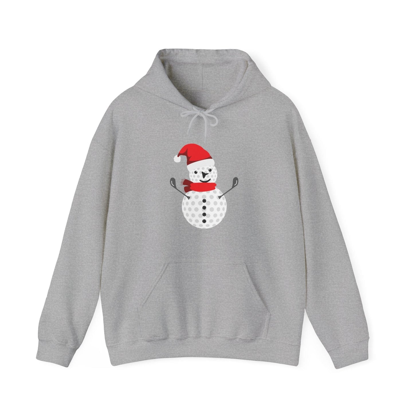 Golf Ball Snowman Hooded Sweatshirt Hoodie