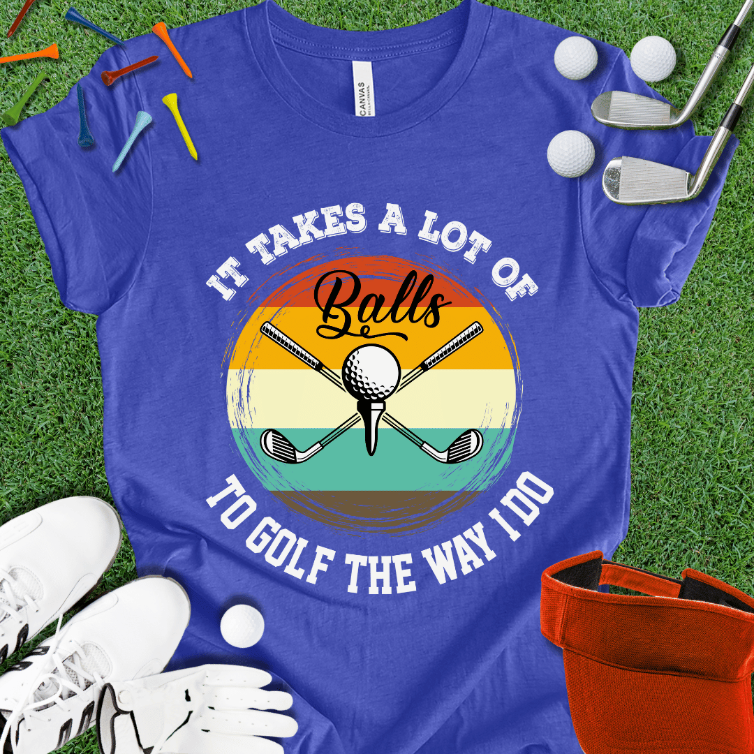 It Takes Balls Retro T-Shirt