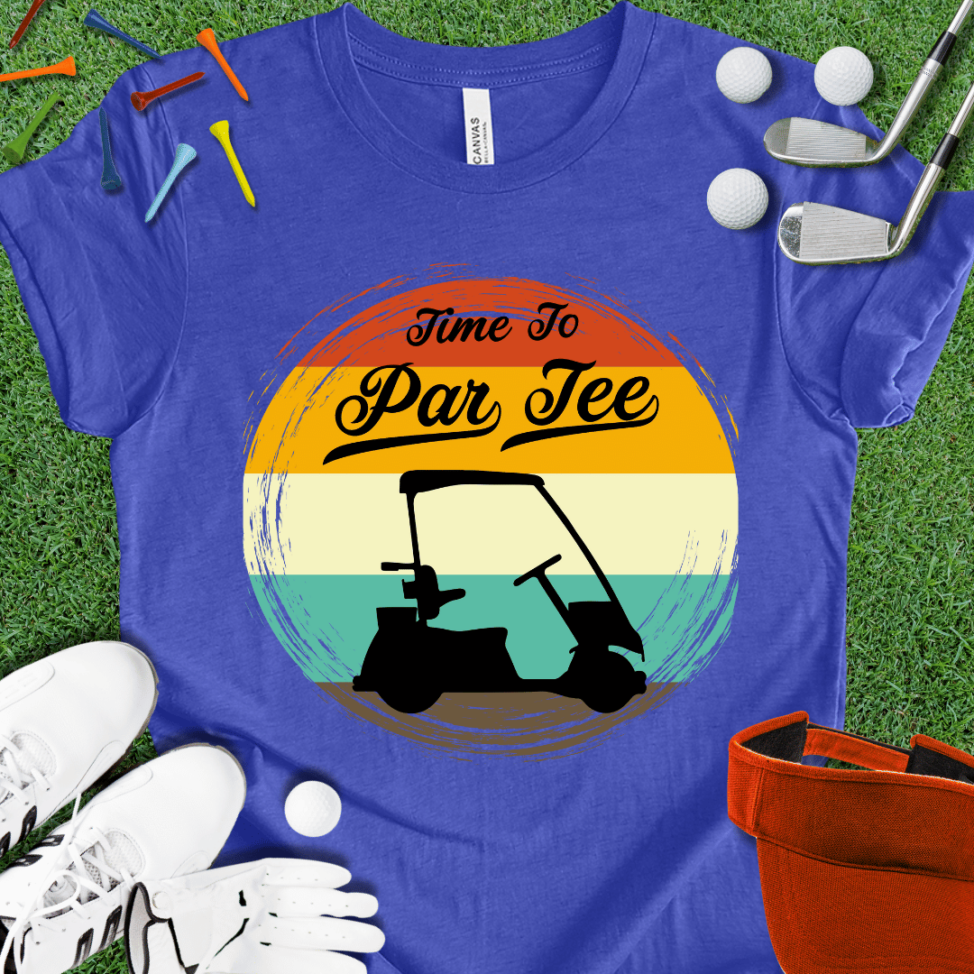 Time To Par Tee Golf Cart T-Shirt