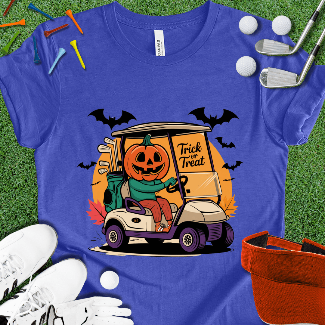 Jack-O-Lantern Golf Cart T-Shirt