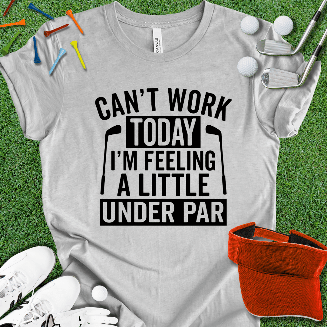 Can't Work Today Black T-Shirt