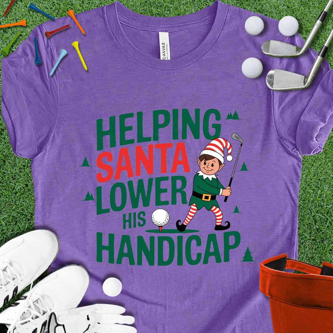 Helping Santa Lower His Handicap T-Shirt