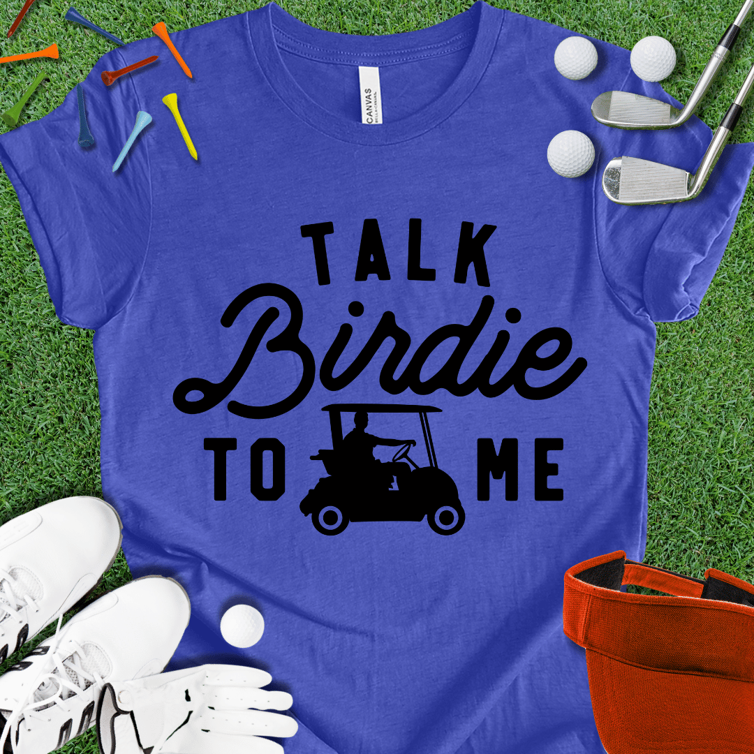 Talk Birdie To Me Blk T-Shirt