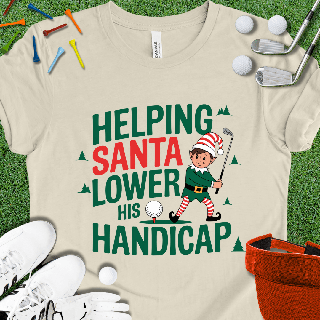 Helping Santa Lower His Handicap T-Shirt