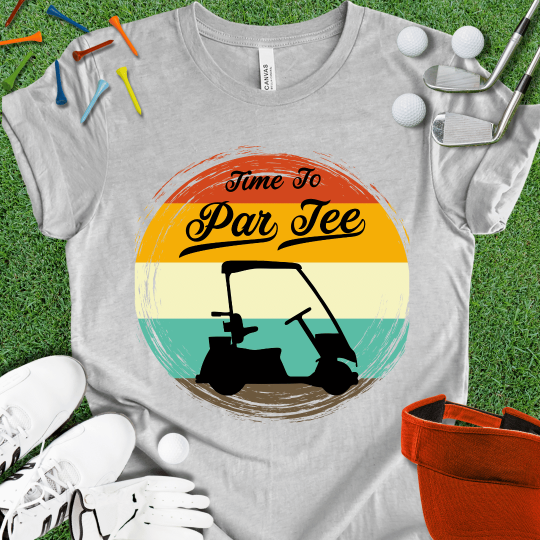 Time To Par Tee Golf Cart T-Shirt