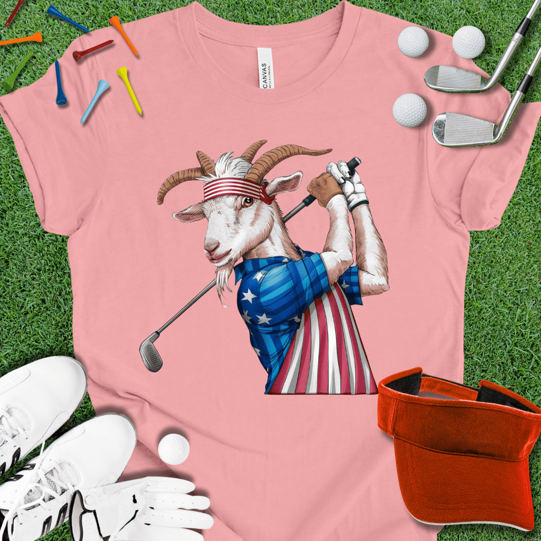 Golfing GOAT America Graphic T-Shirt