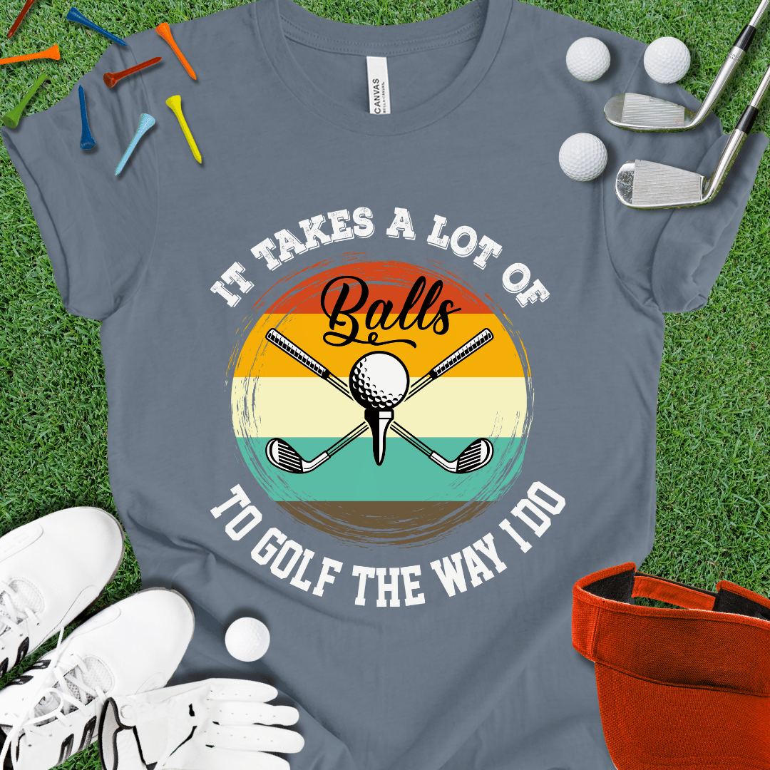 It Takes Balls Retro T-Shirt