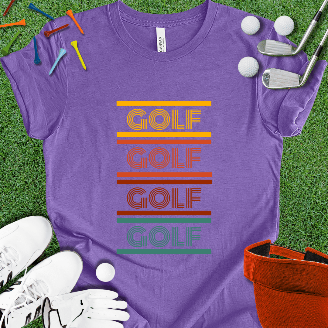 Retro Style 8-Bit Golf T-Shirt