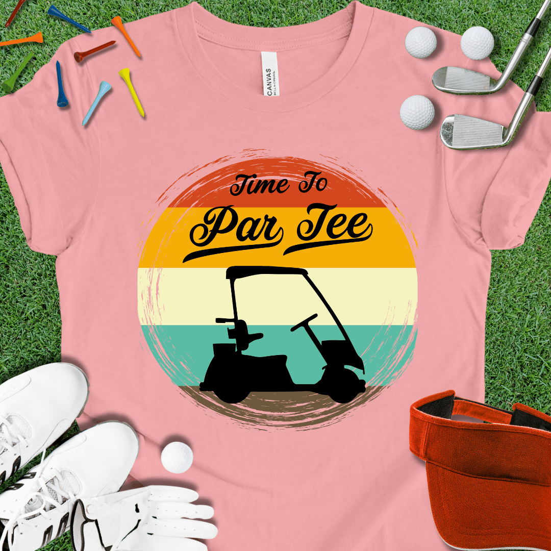 Time To Par Tee Golf Cart T-Shirt