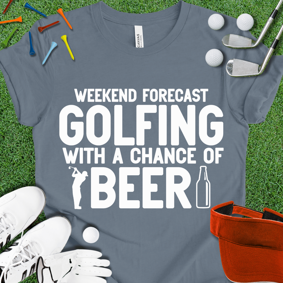 Weekend Forecast Wht T-Shirt