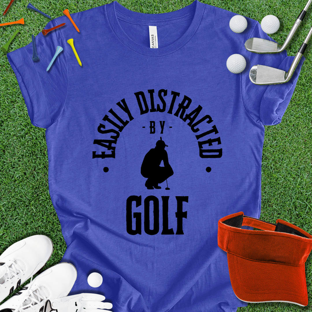 Easily Distracted By Golf Graphic T-Shirt