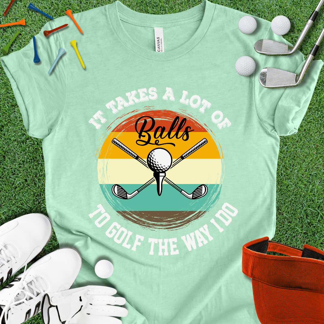 It Takes Balls Retro T-Shirt