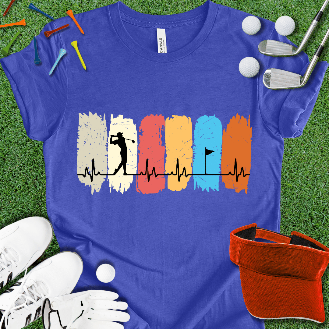 Golf Heartbeat T-Shirt