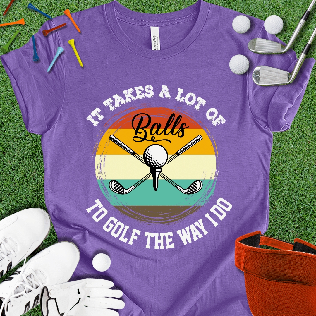 It Takes Balls Retro T-Shirt