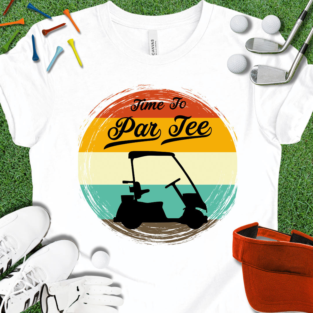 Time To Par Tee Golf Cart T-Shirt