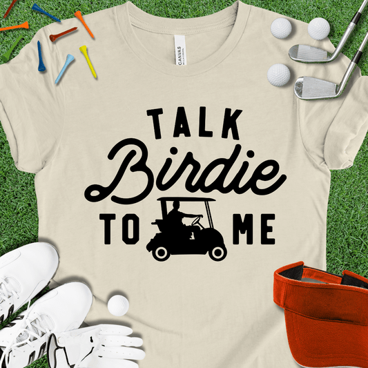 Talk Birdie To Me Blk T-Shirt