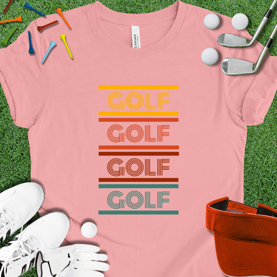 Retro Style 8-Bit Golf T-Shirt