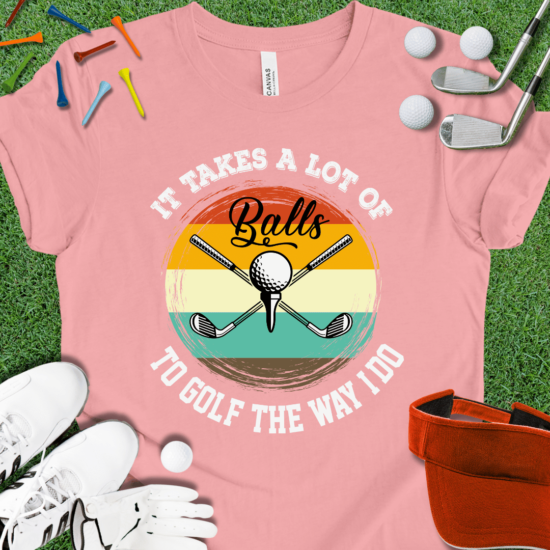 It Takes Balls Retro T-Shirt