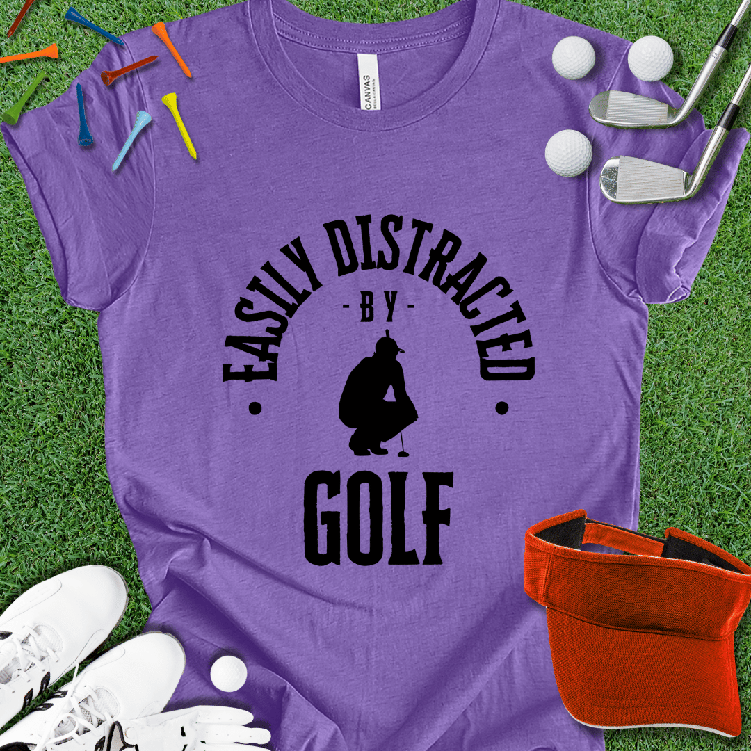 Easily Distracted By Golf Graphic T-Shirt