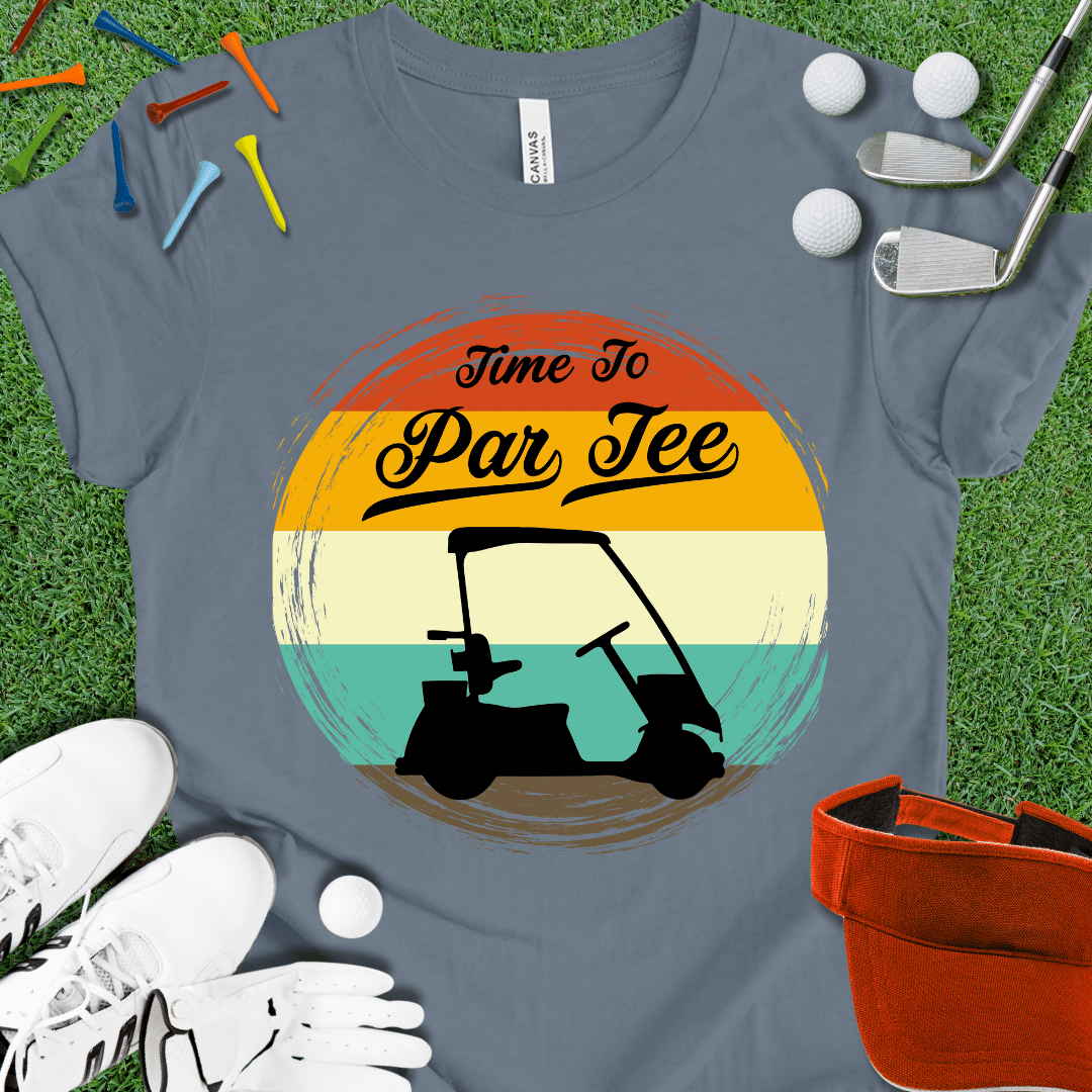 Time To Par Tee Golf Cart T-Shirt