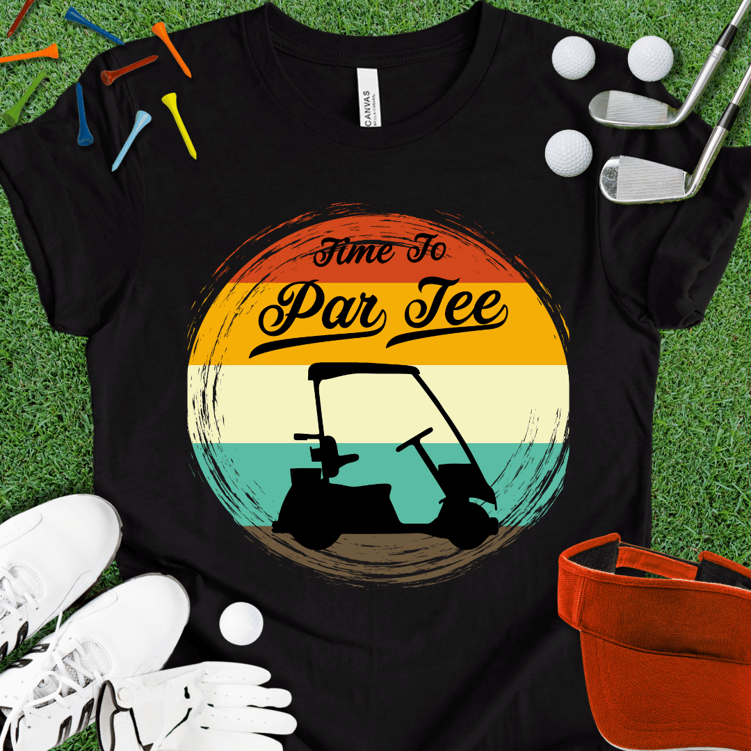 Time To Par Tee Golf Cart T-Shirt