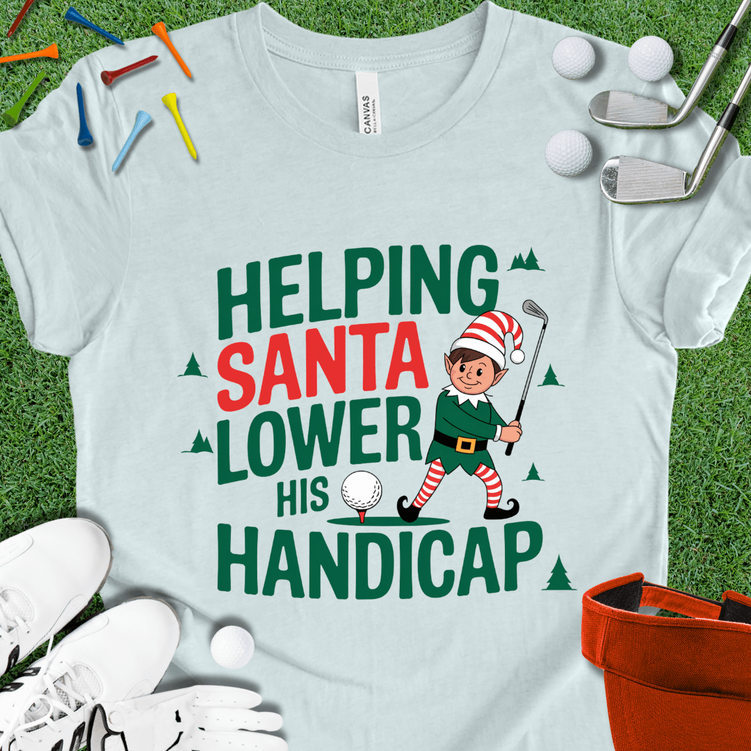 Helping Santa Lower His Handicap T-Shirt