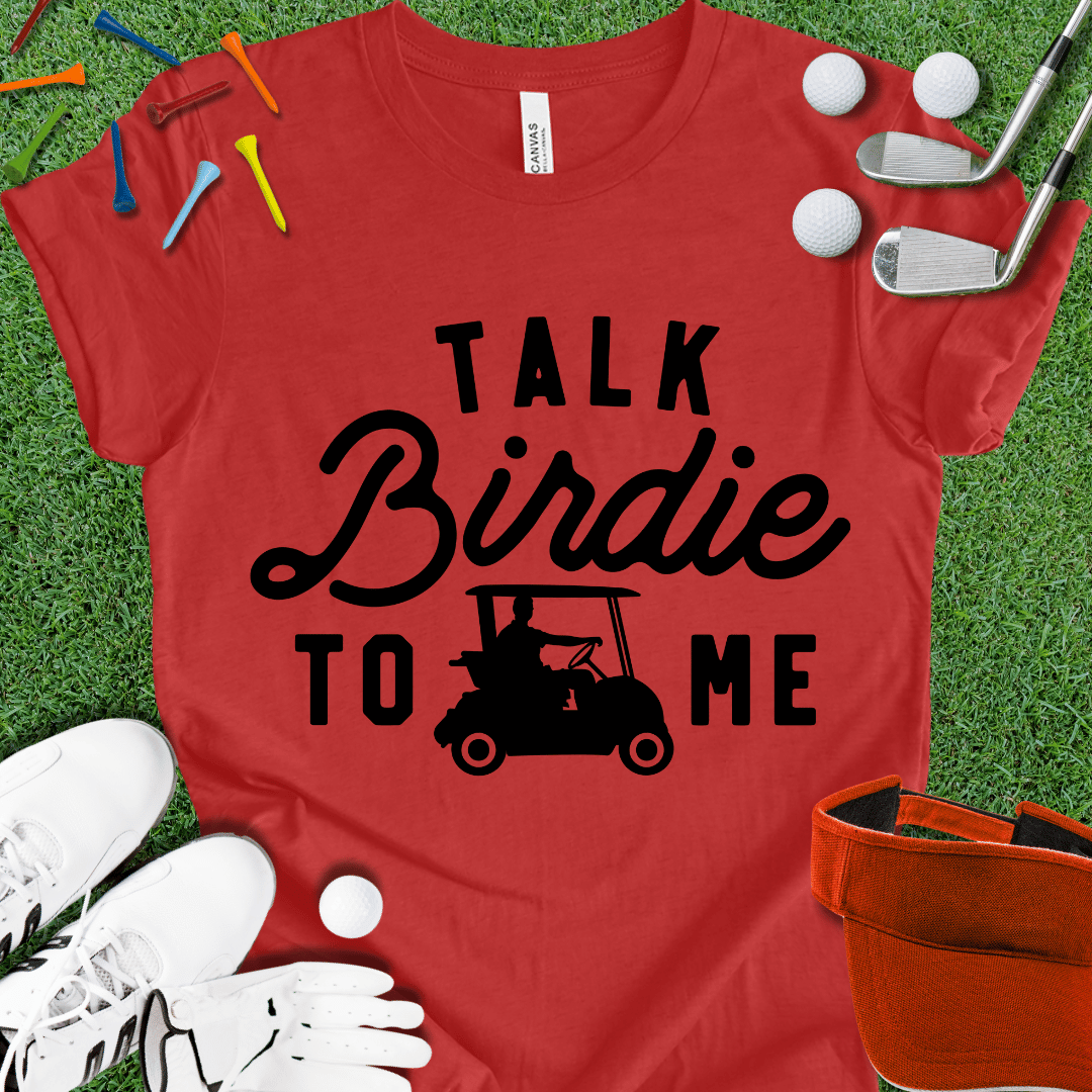 Talk Birdie To Me Blk T-Shirt