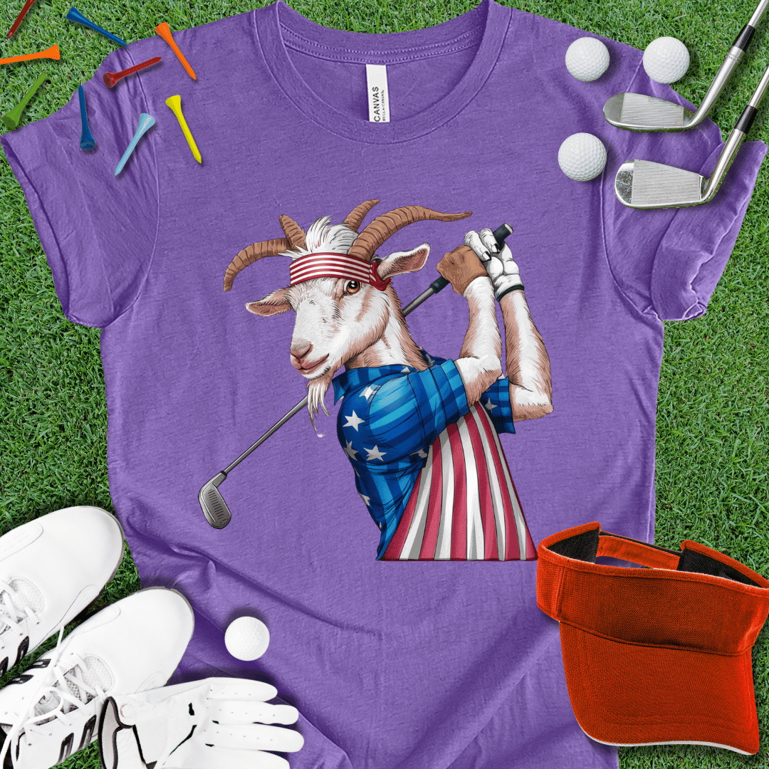 Golfing GOAT America Graphic T-Shirt