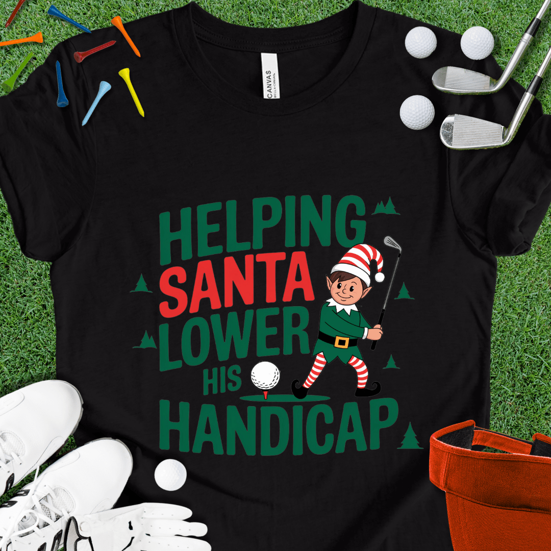 Helping Santa Lower His Handicap T-Shirt