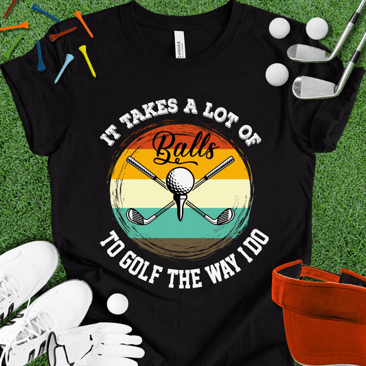 It Takes Balls Retro T-Shirt