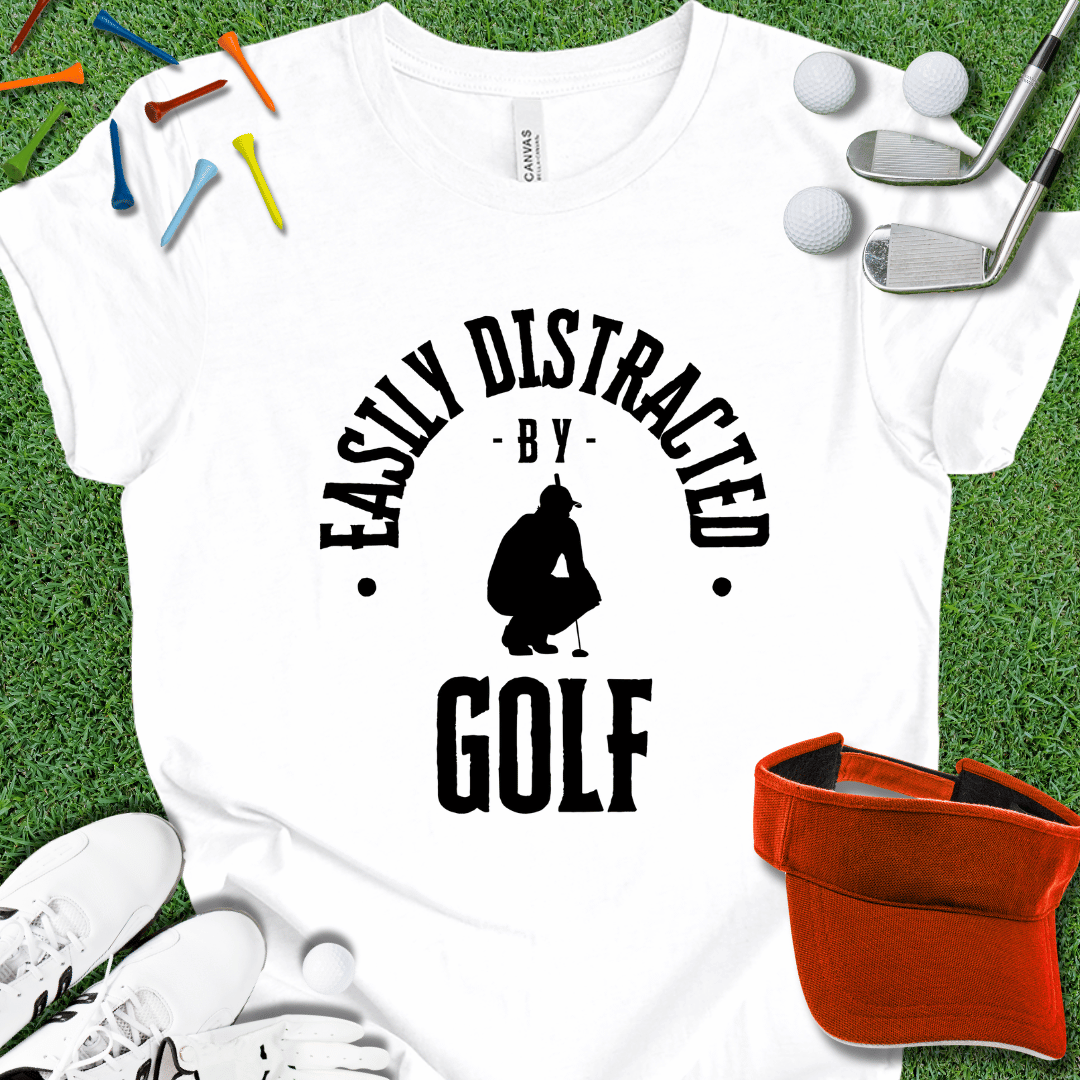 Easily Distracted By Golf Graphic T-Shirt